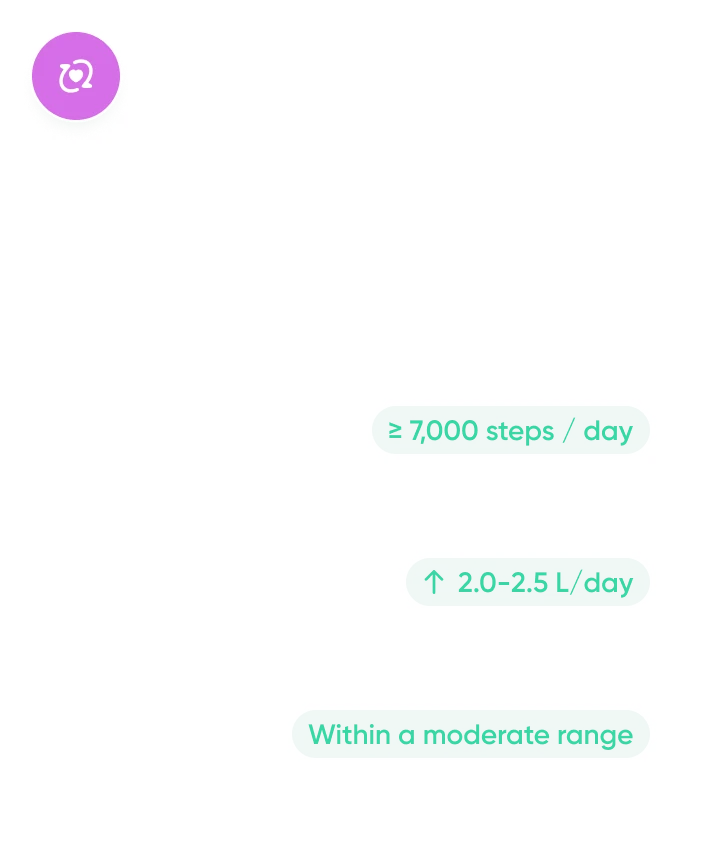 Neura Health Health plan UI