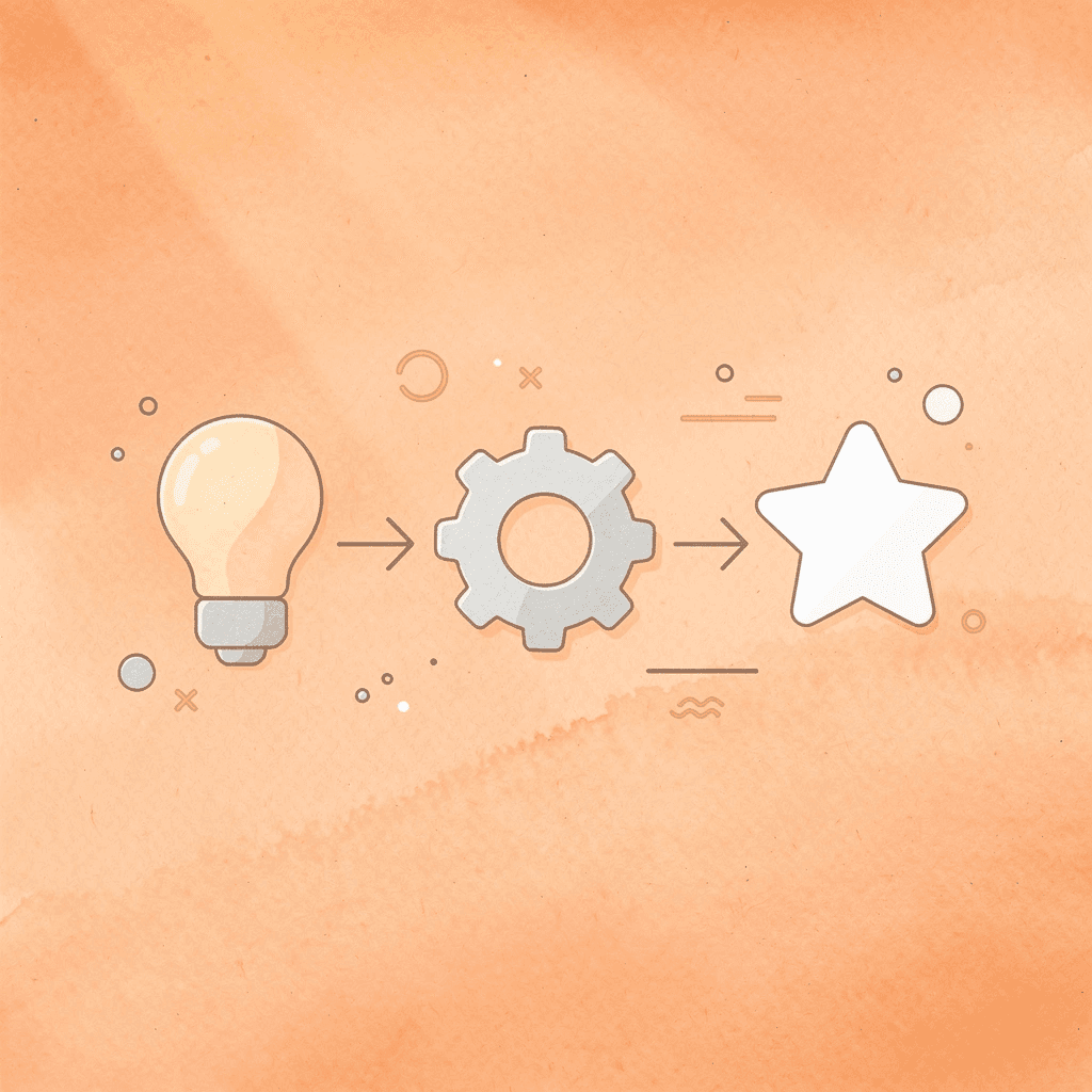 Three connected icons showing search visibility evolution - SEO Services Agency