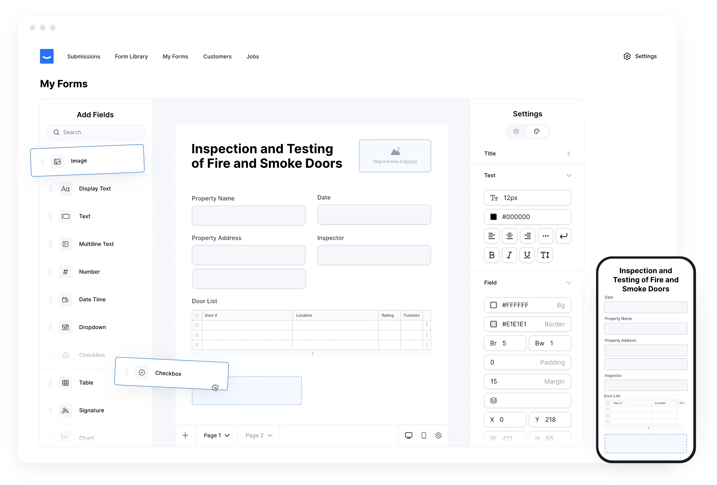 fire door inspection software