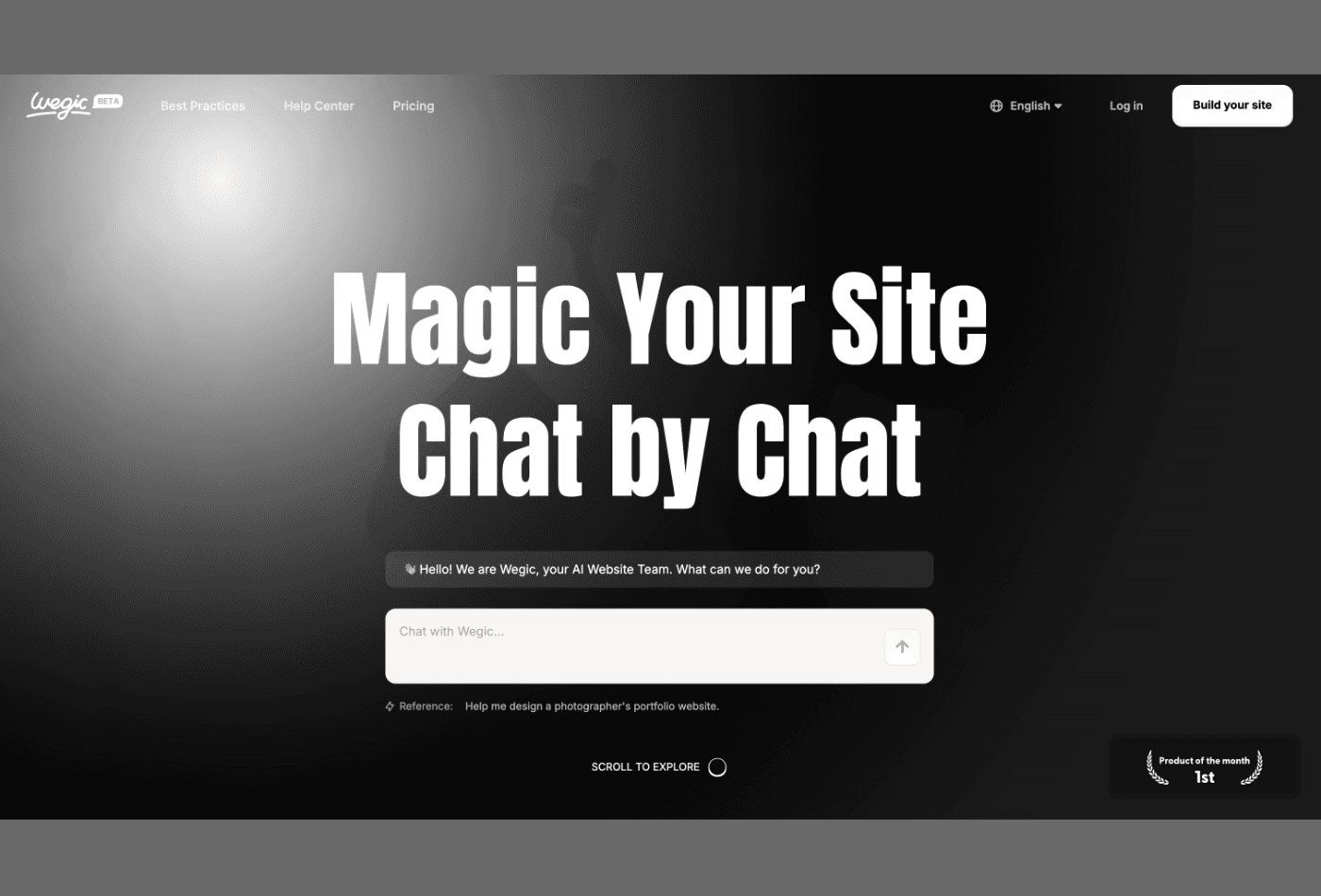 Wagic AI website builder