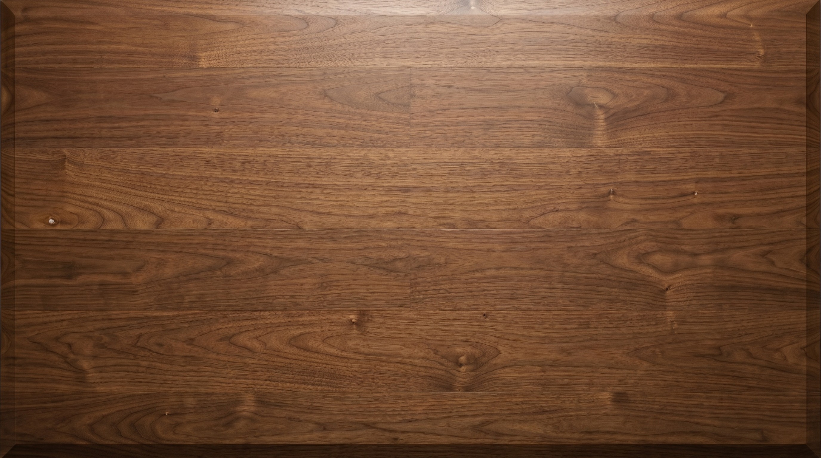 Top view of dark wood table