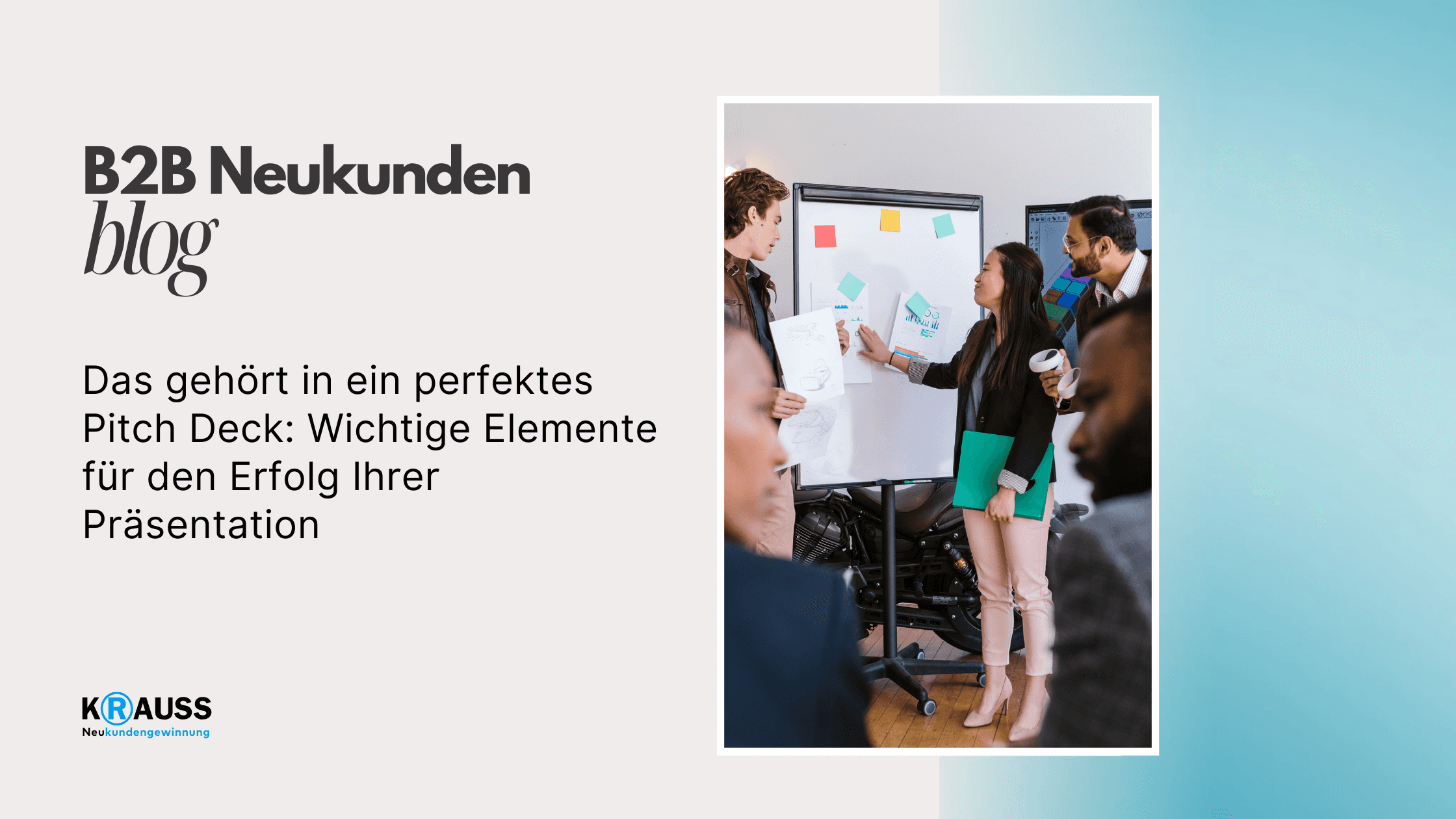 Das gehört in ein perfektes Pitch Deck: Wichtige Elemente für den Erfolg Ihrer Präsentation