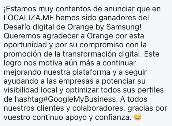 texto de una publicación