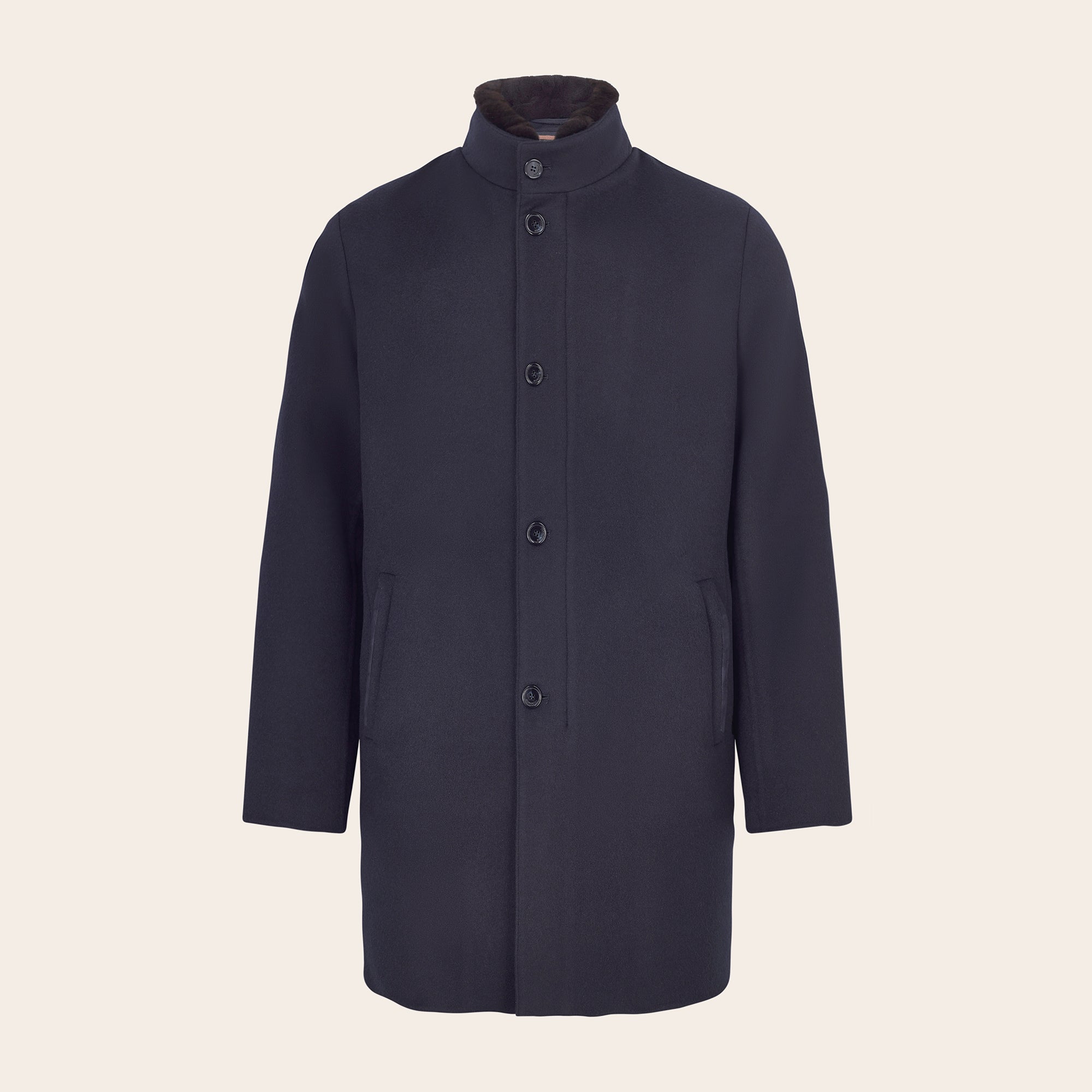 Fur Lined Carcoat - Mandelli UK