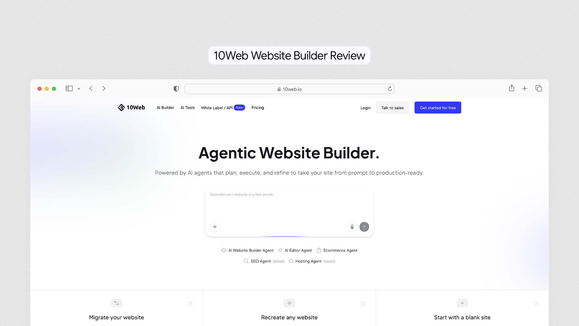 10web ai wordpress builder review
