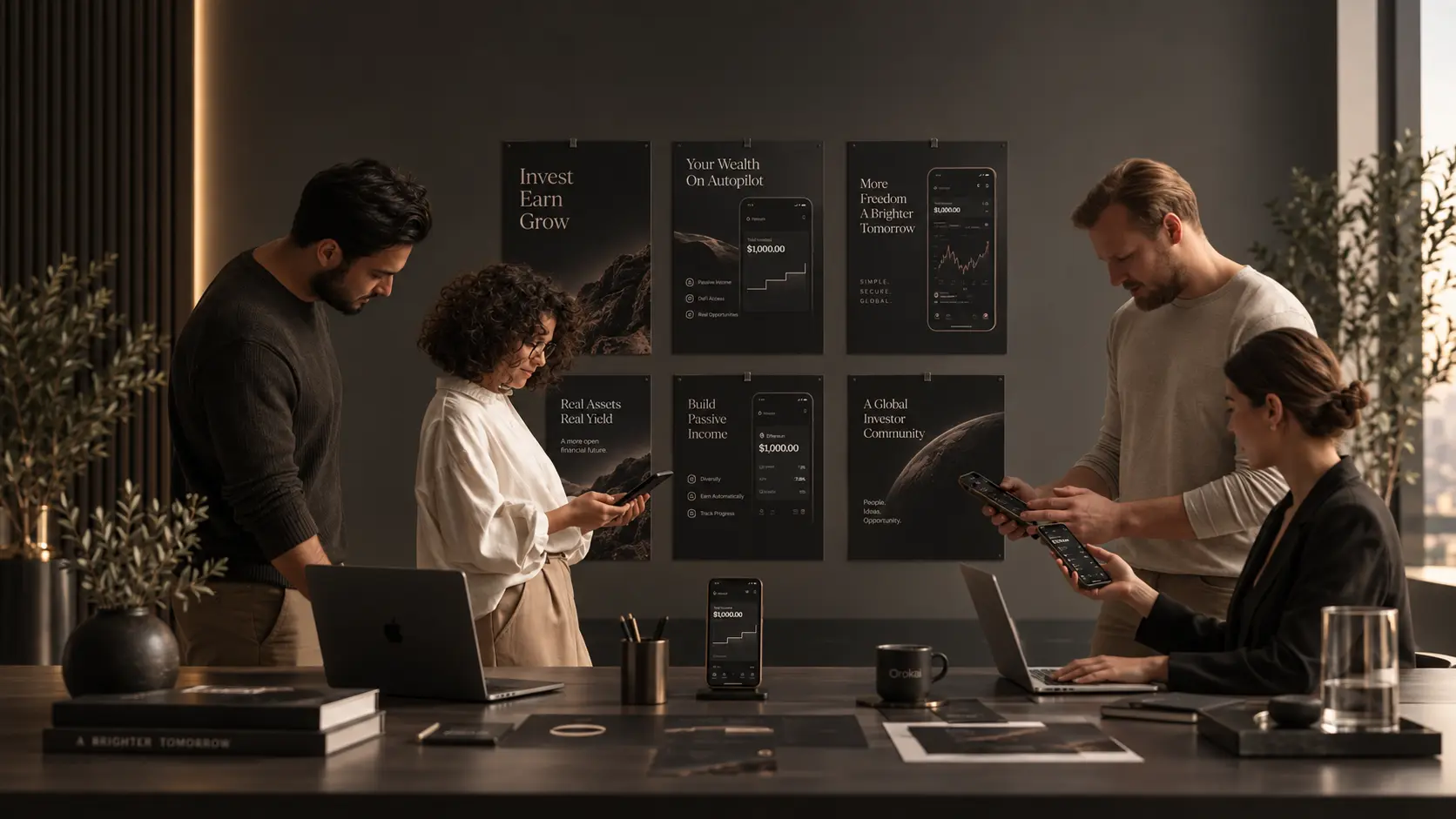 Orokai team working on app