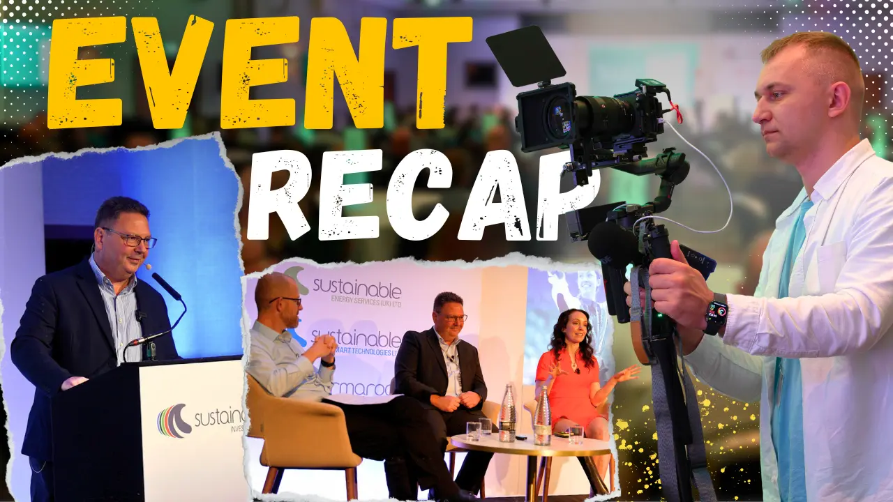 Professional video coverage of a corporate event in the UK