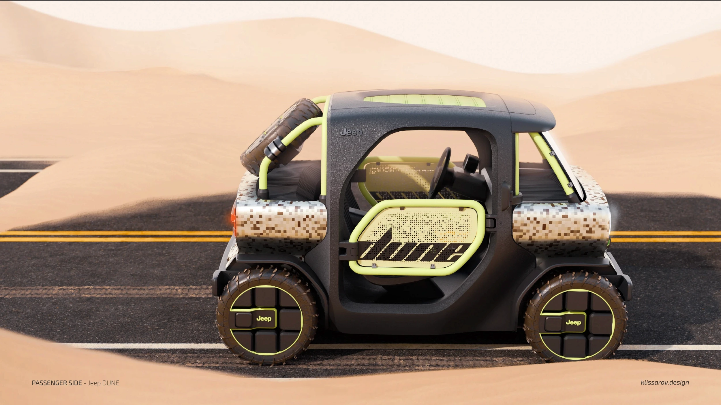 Jeep dune final side view