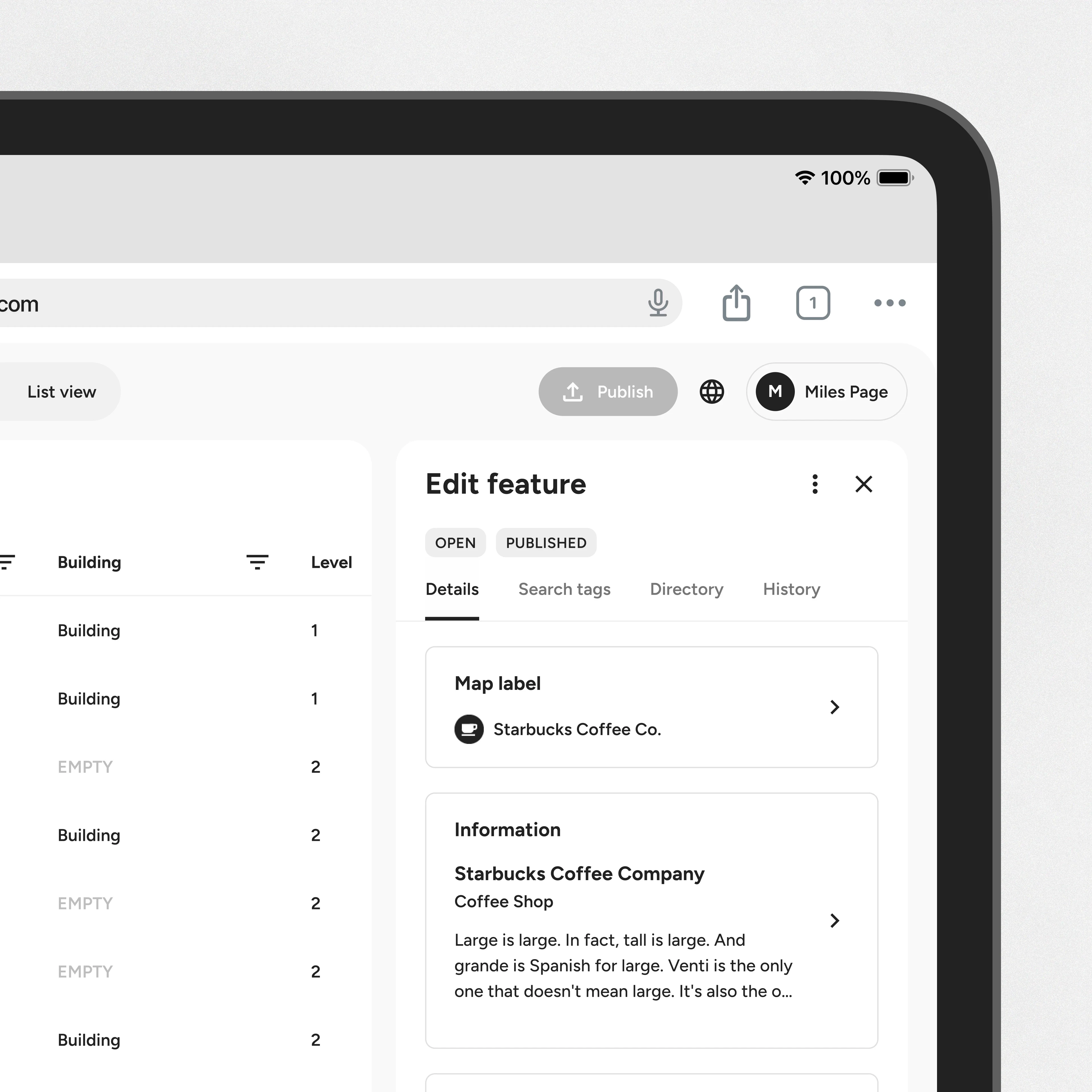 Simplifying map data management through an intuitive self-service platform.