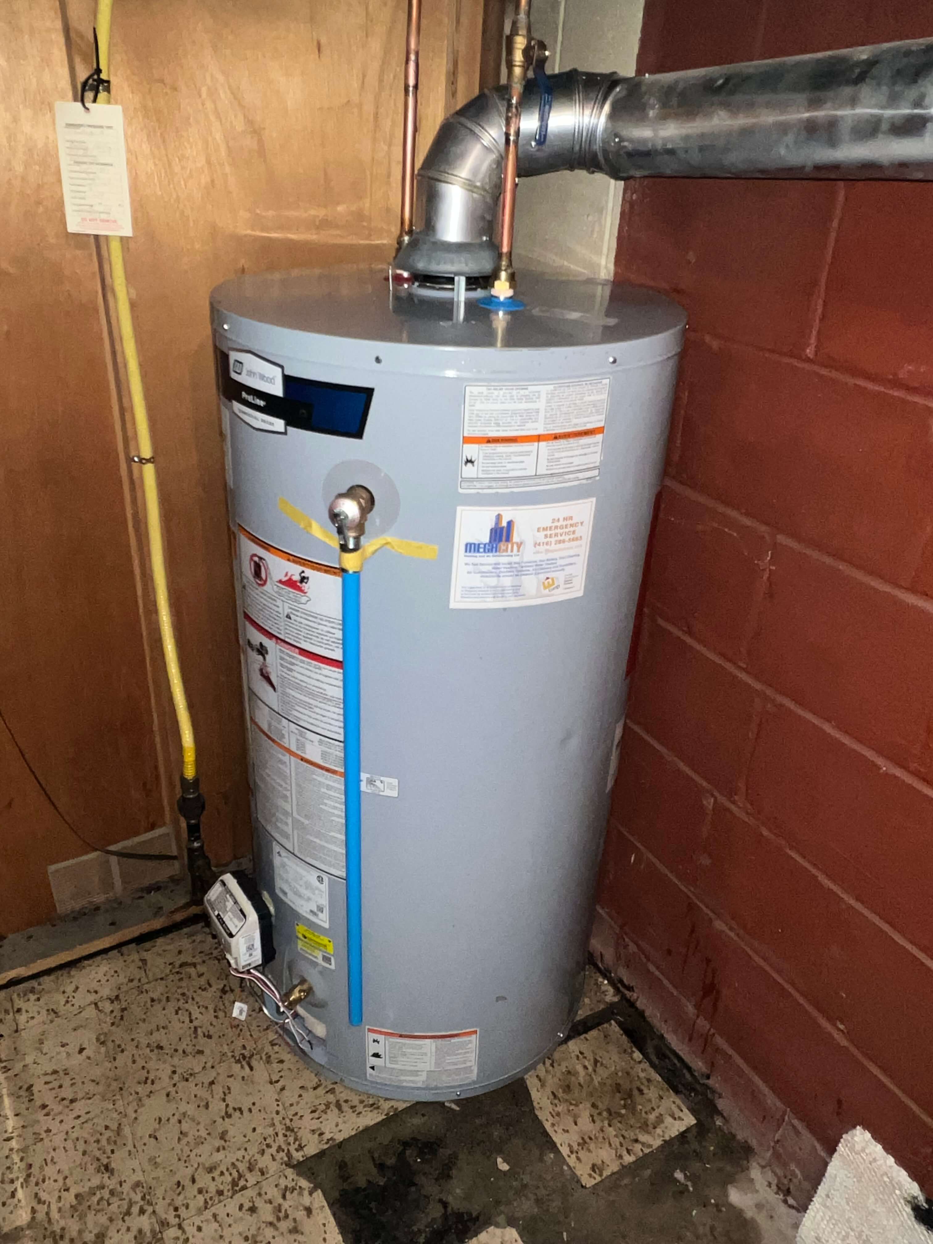 Boiler installed in a Mississauga home