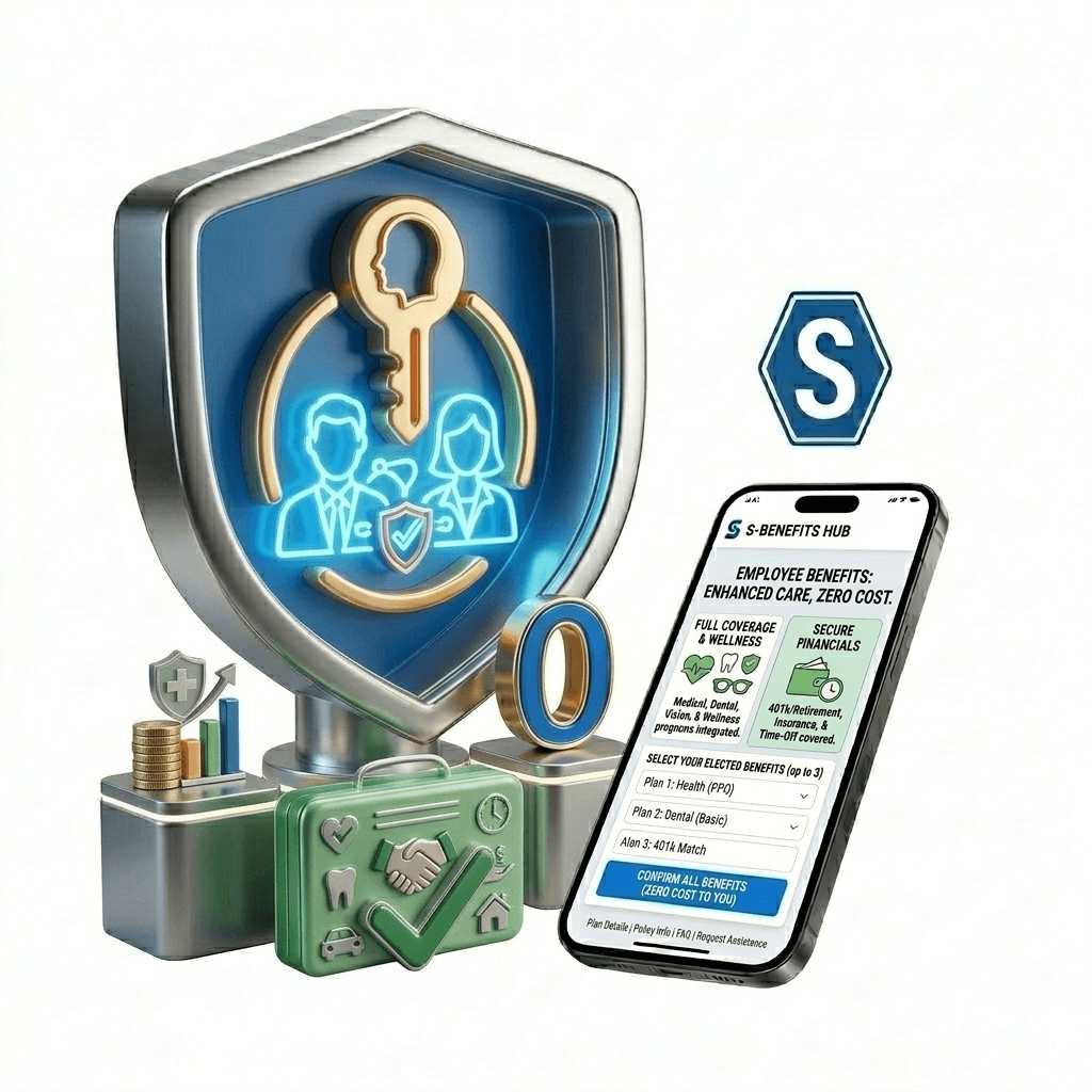 Digital Employee Benefits by senang.io – a licensed insurance agency offering end-to-end employee benefits solutions including easy digital access, SME solutions, wellness programs, licensed agency support, expert assistance, and cost management.