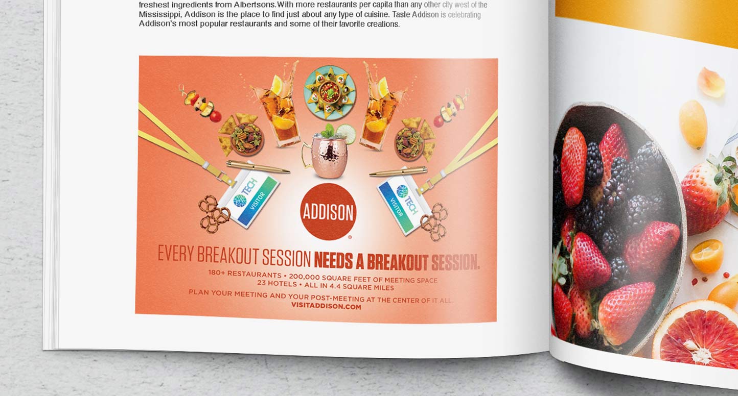 branding magazine print ad