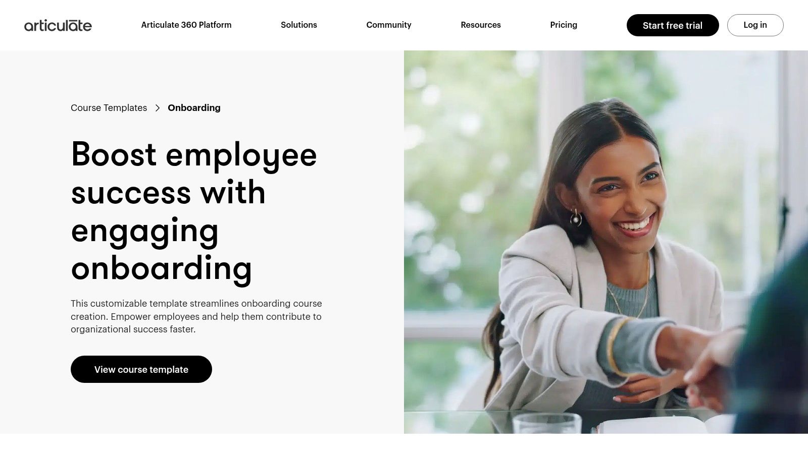 Articulate 360 – Onboarding Course Templates