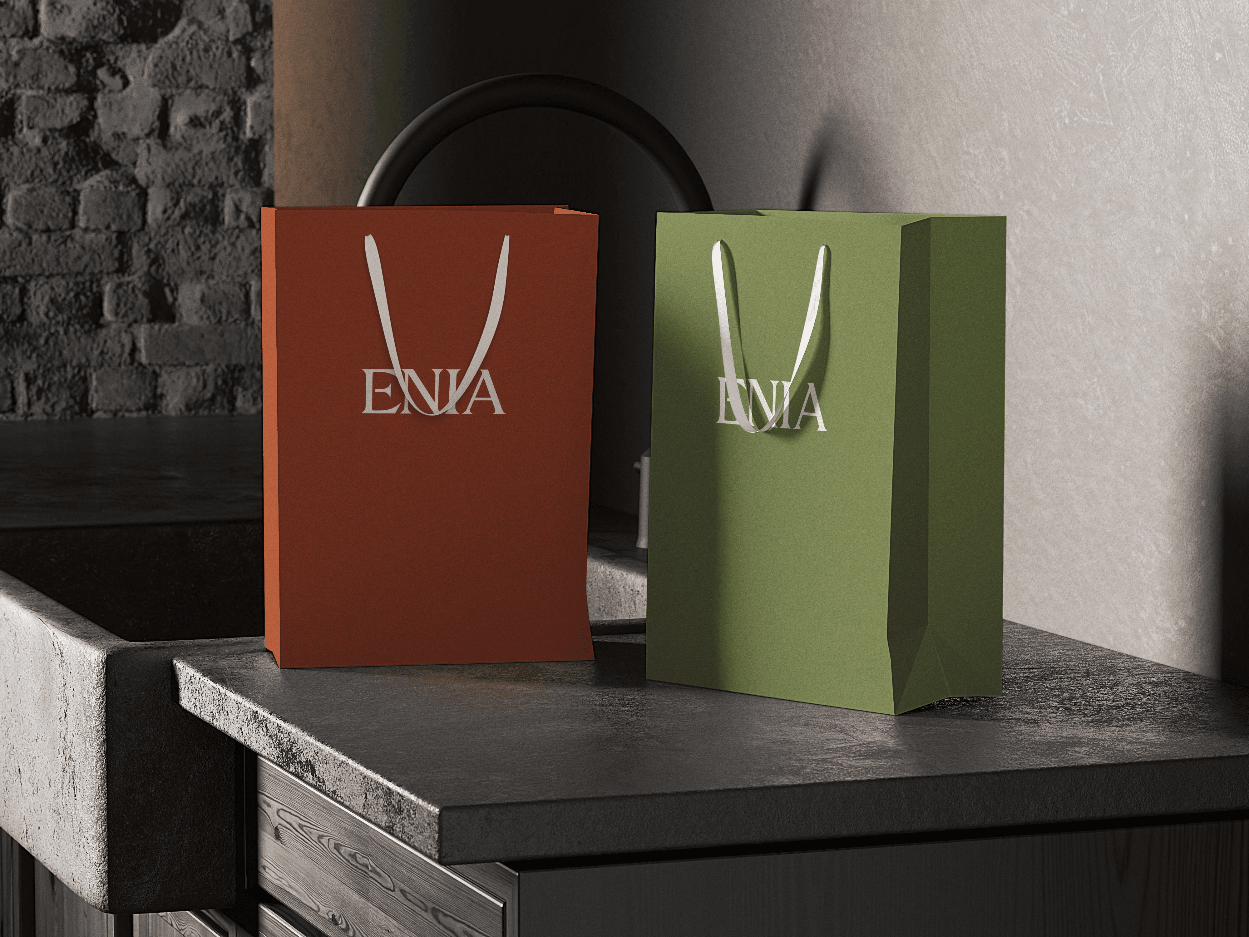 Streetside billboard with flyposters of the Batch.Works brand and illustrations