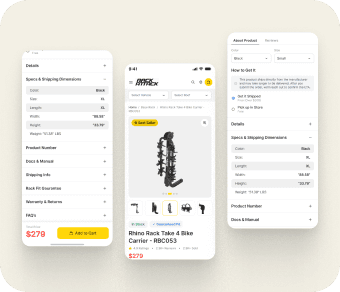 Finance tracking app in light and dark modes on two smartphones.