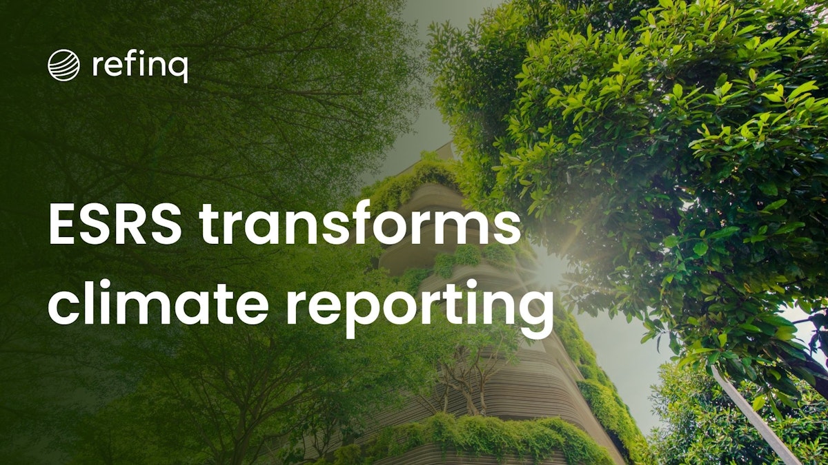 ESRS transforms climate reporting
