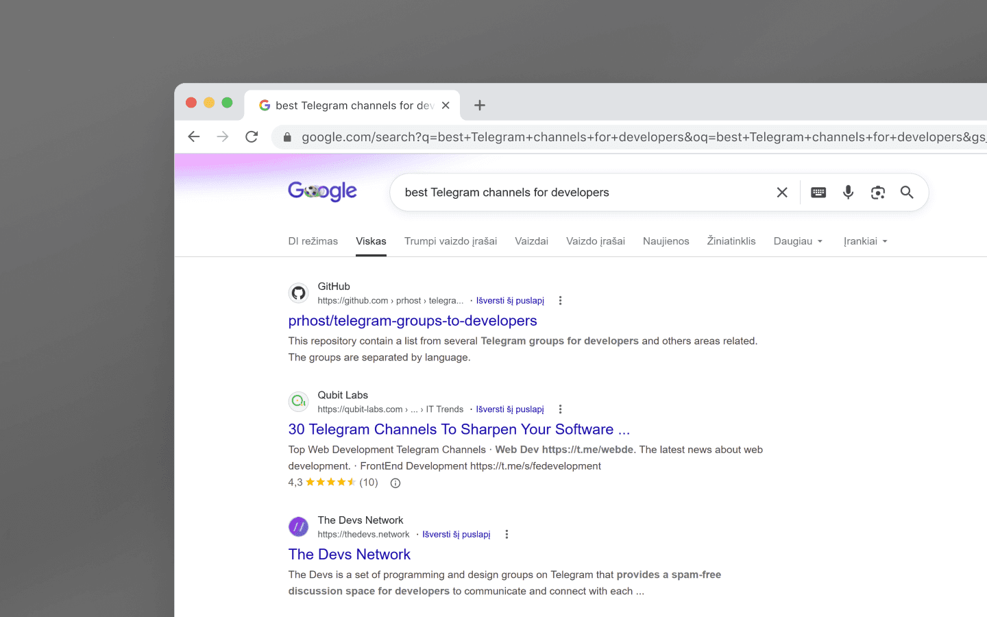Try searches such as best Telegram channels for developers, Telegram crypto groups, or Telegram marketing channels Reddit.