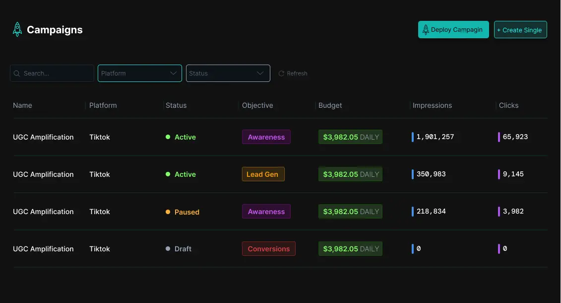 Upload file feature screenshot