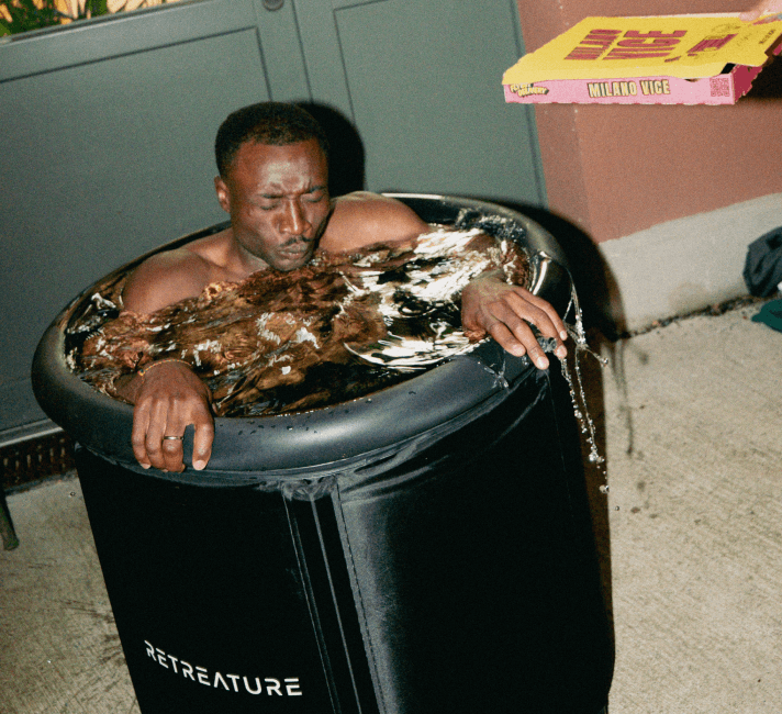 abstract orange butterfly with a light blue background