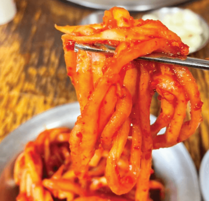 무생채무침맛집레시피전수