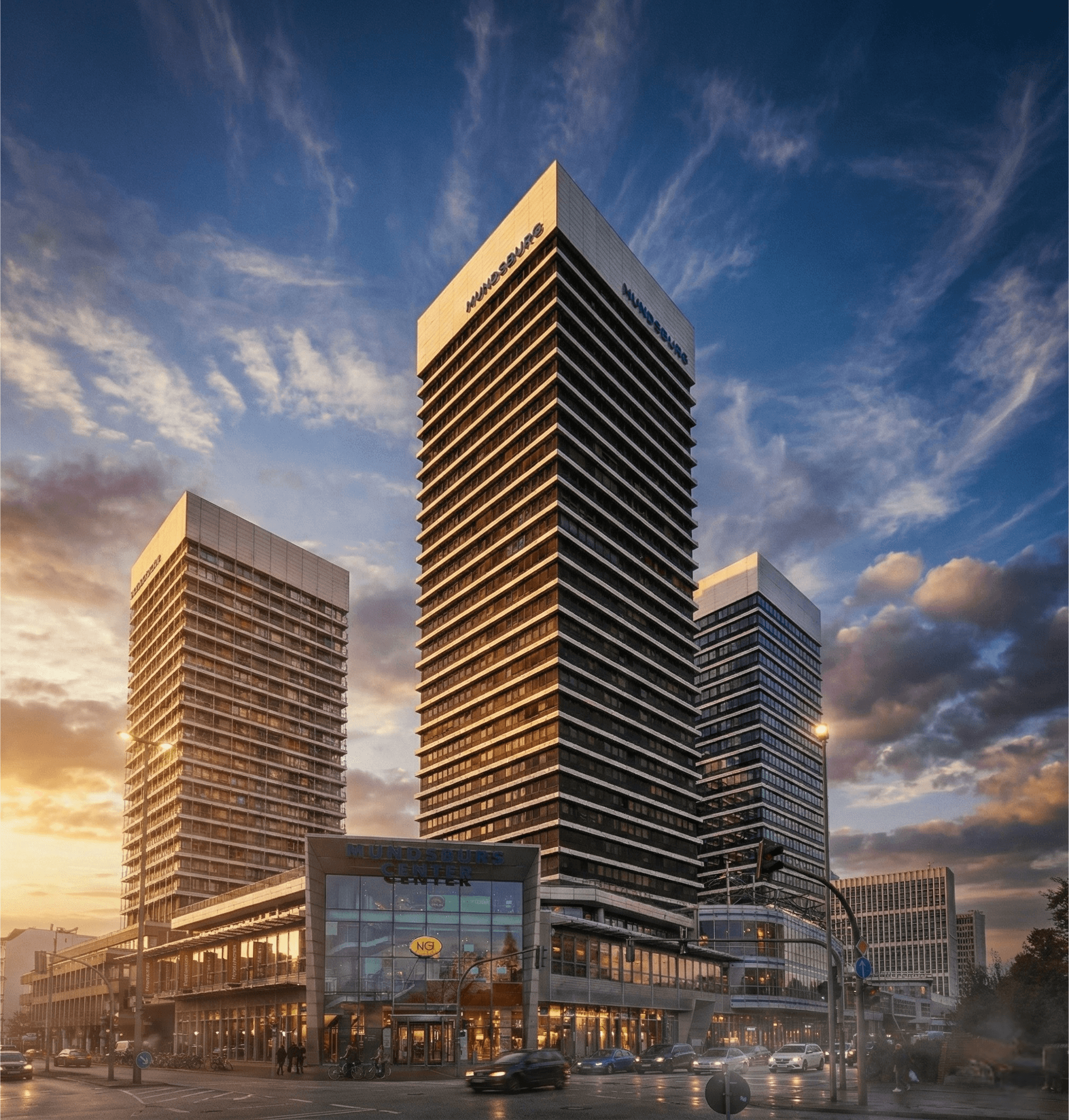 BAUFI4YOU Büro – Mundsburg Towers - Baufinanzierung Hamburg