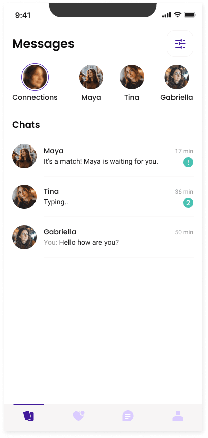 App screen