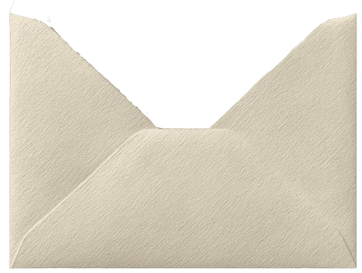 a white envelope with a red stamp on it