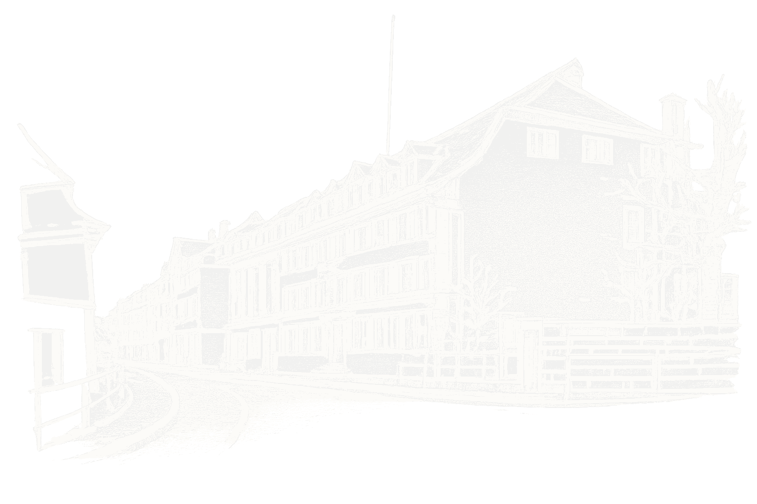 Skizze des alten Hotel Engel Liestal