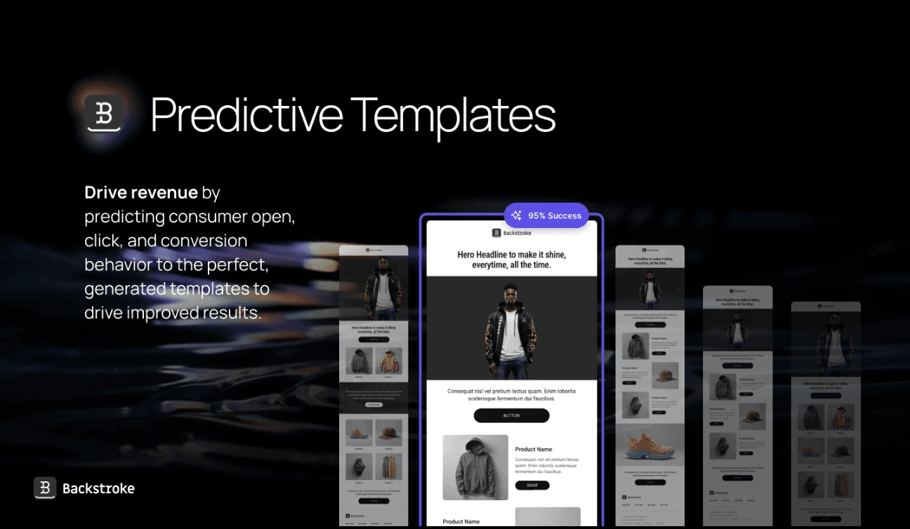 Predictive templates for email marketing