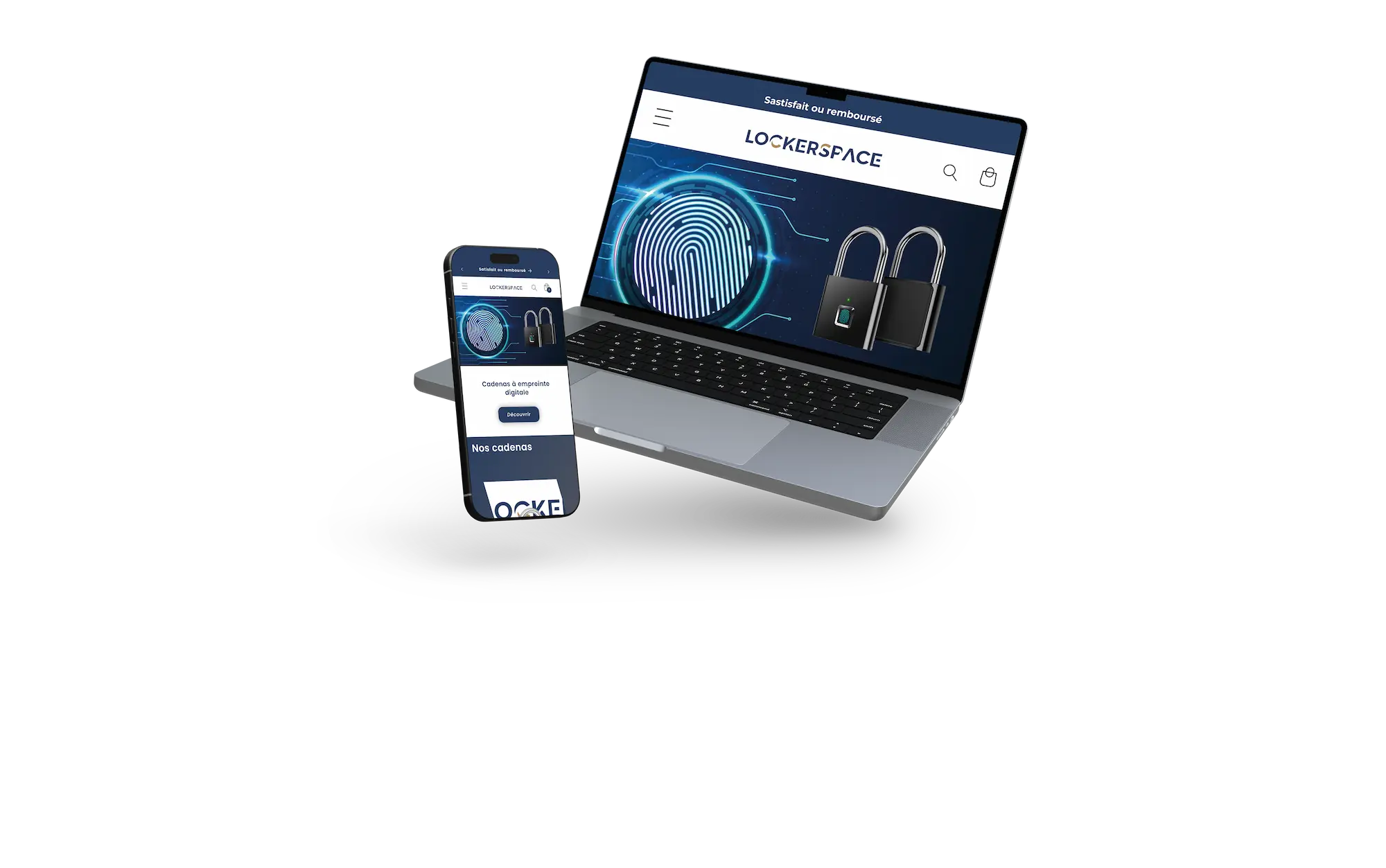 Site web E-commerce Lockerspace.