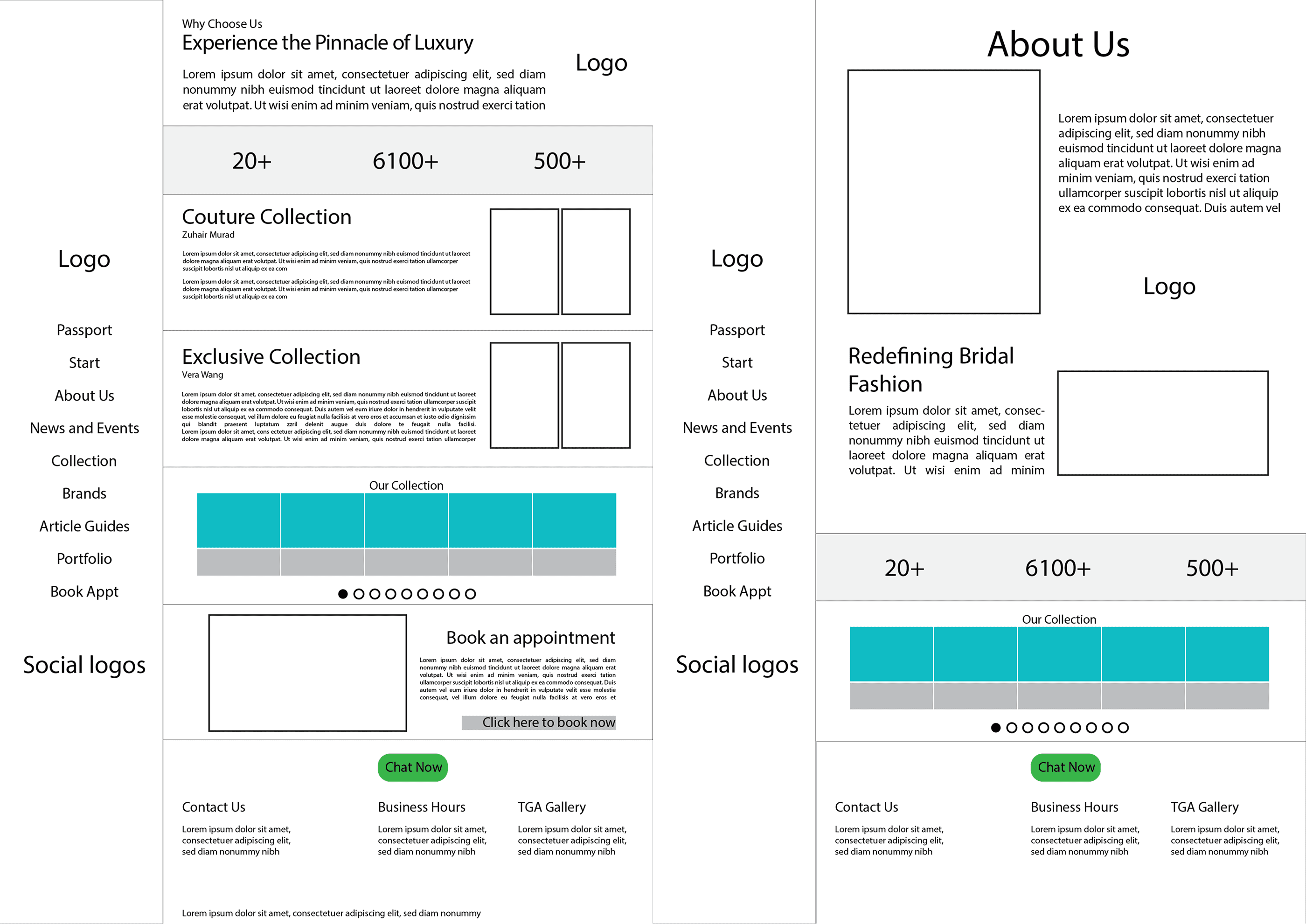 Hero landing page