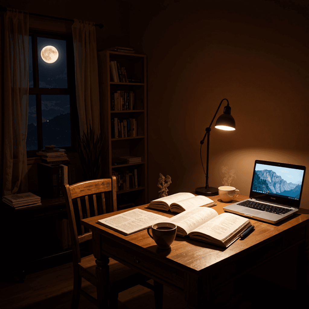 product photography of desk lamp