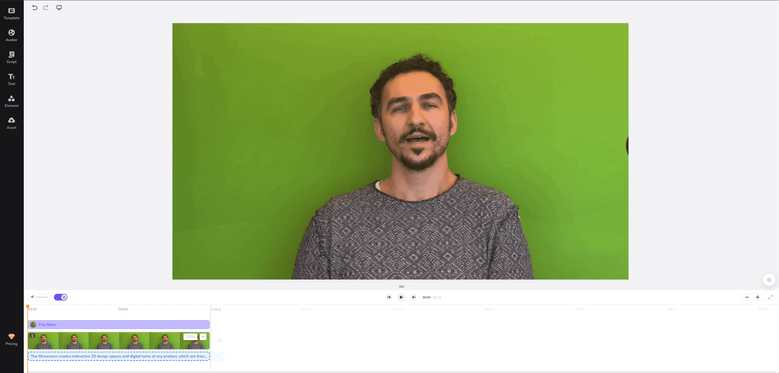 Vytváření avatara - proces