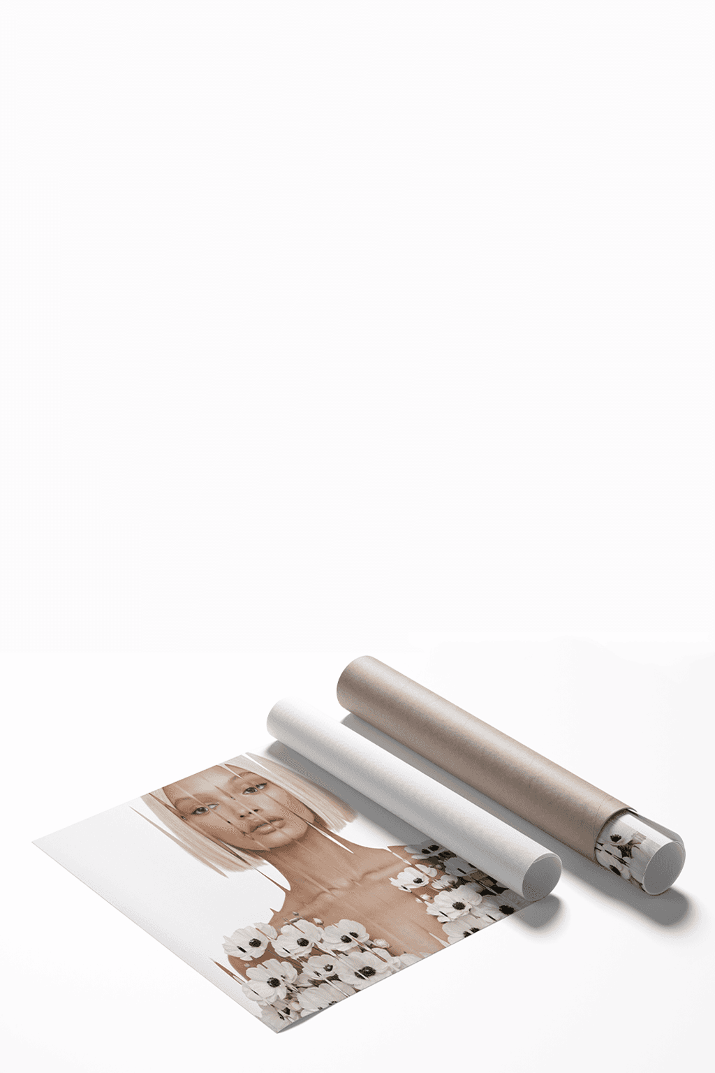 Female hand shows a card