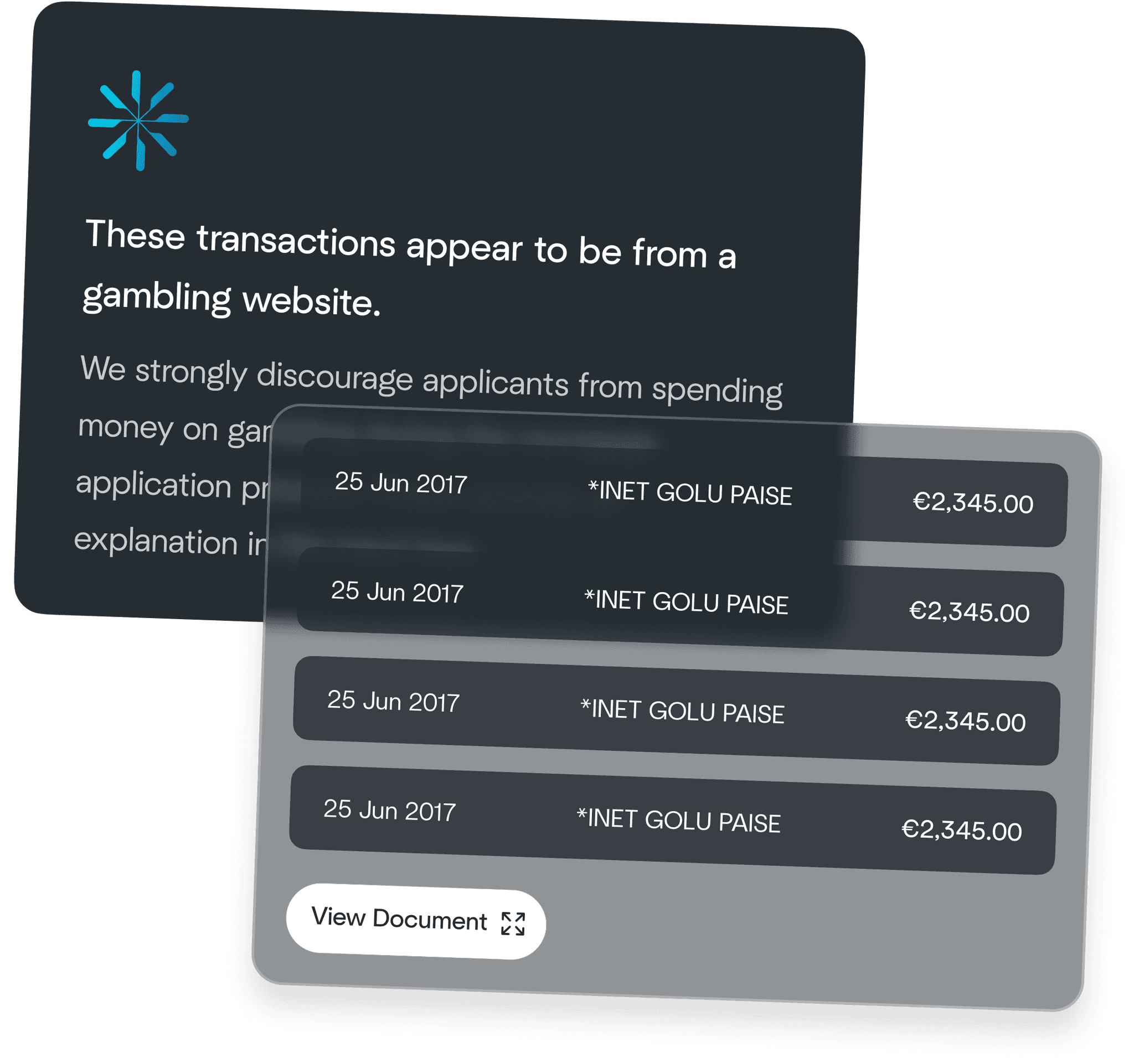 LendWell Transaction Flagging