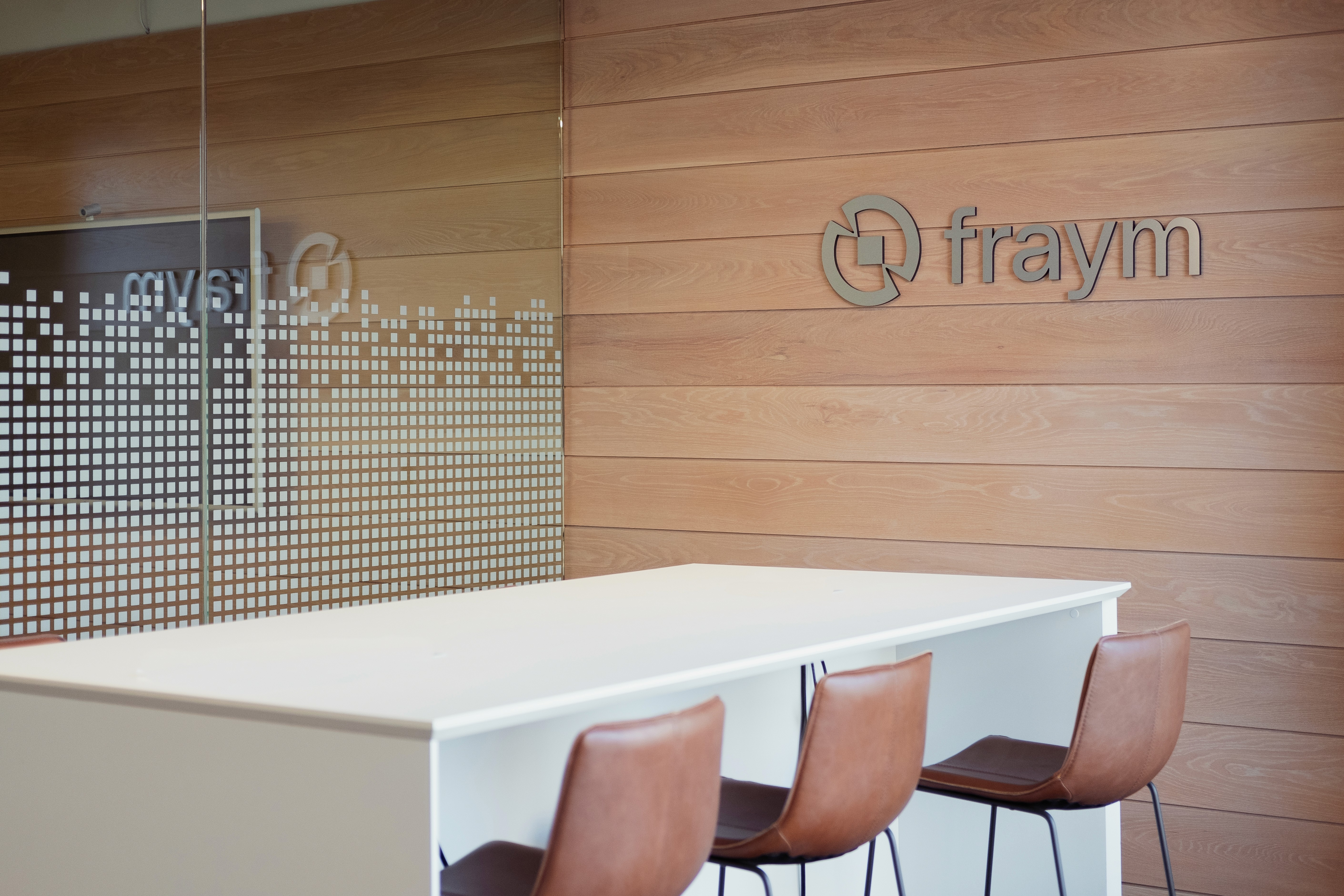 Fraym office interior branding