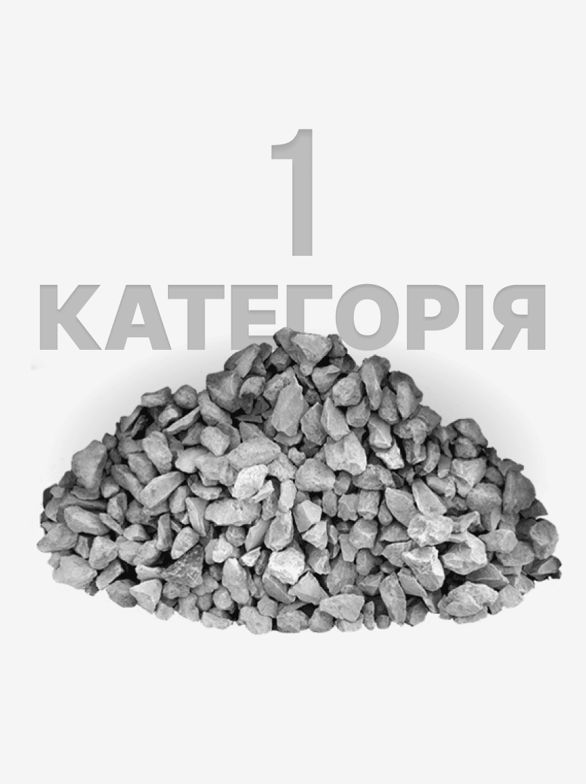 Суміш гранітна 1 категорія