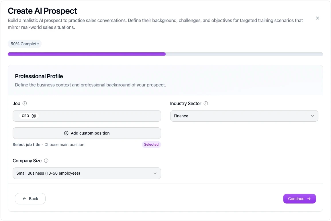 create ai prospect