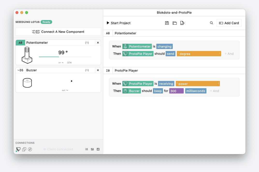 {'_type': 'localeString', 'en': 'run blokdots project'}