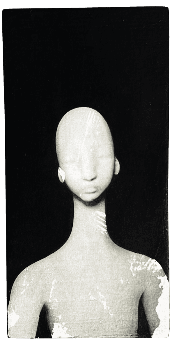 Proof of Life_2. Proof of Life. (2025). Wood sublimation print. 5 x 10 cm. New media artwork by Ivan Medrano.