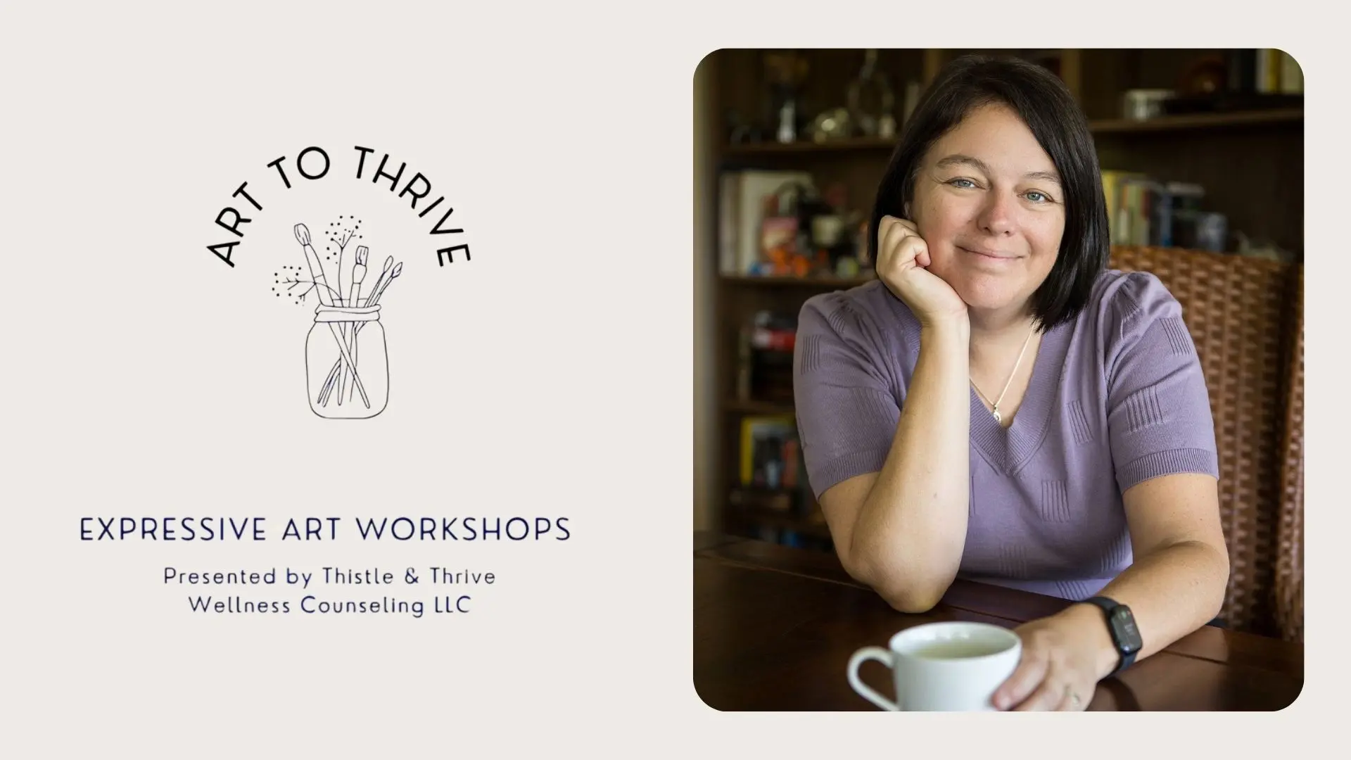 Art to Thrive counselor Jessica Hamilton in Bradenton