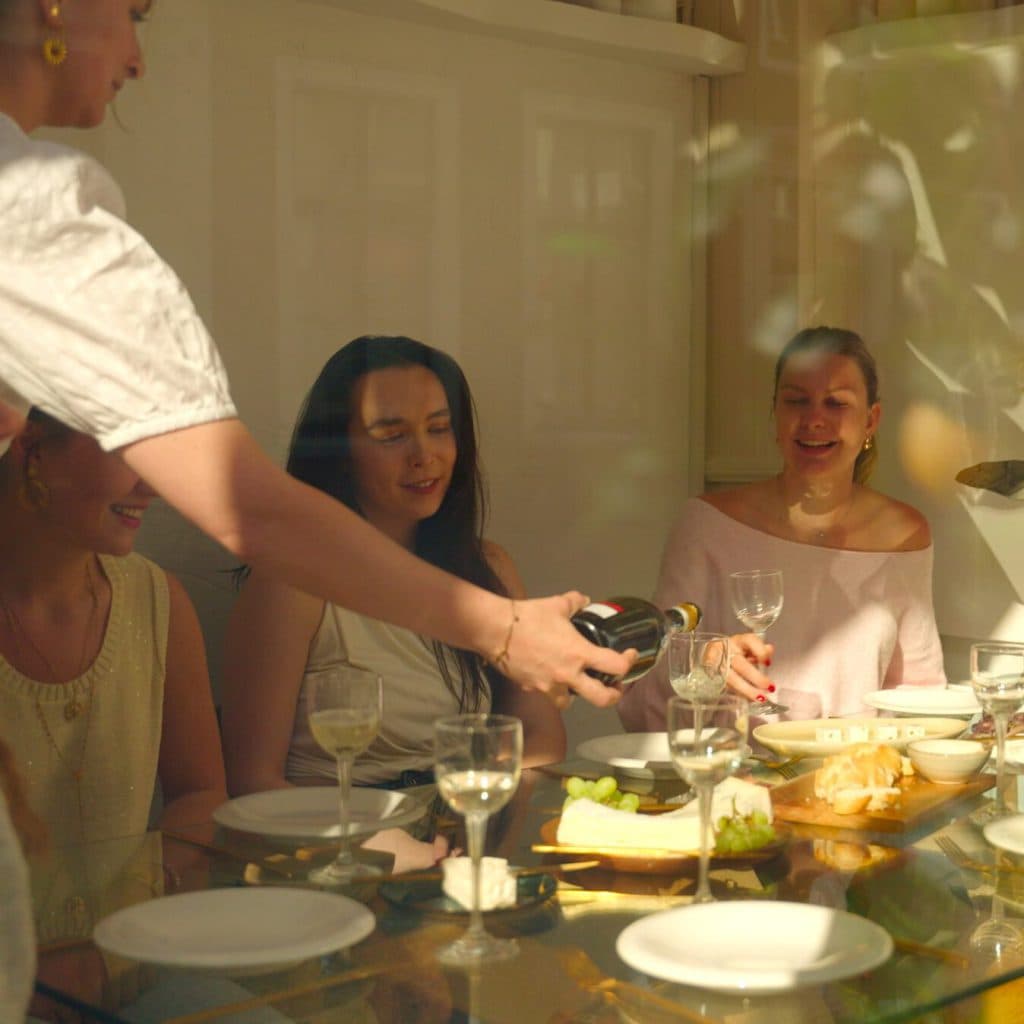 outside of an apartment