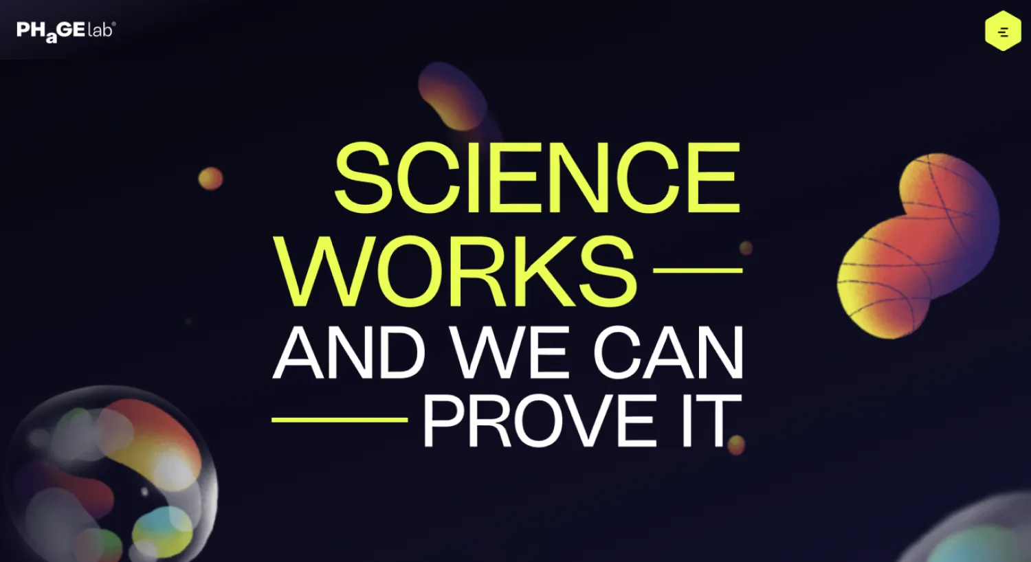 Resist Text in use by Phage Lab
