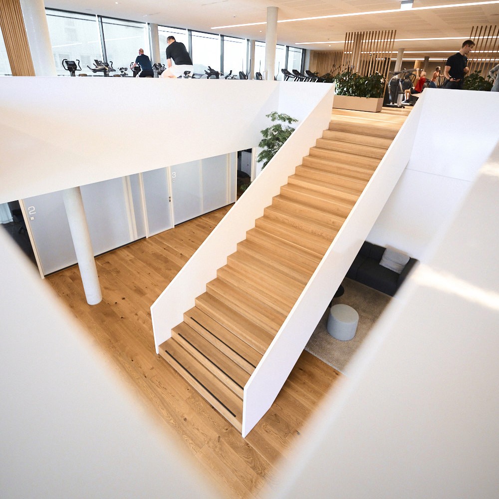 Der Ruhebereich des Körperwerk Fitnessstudios in Weilheim