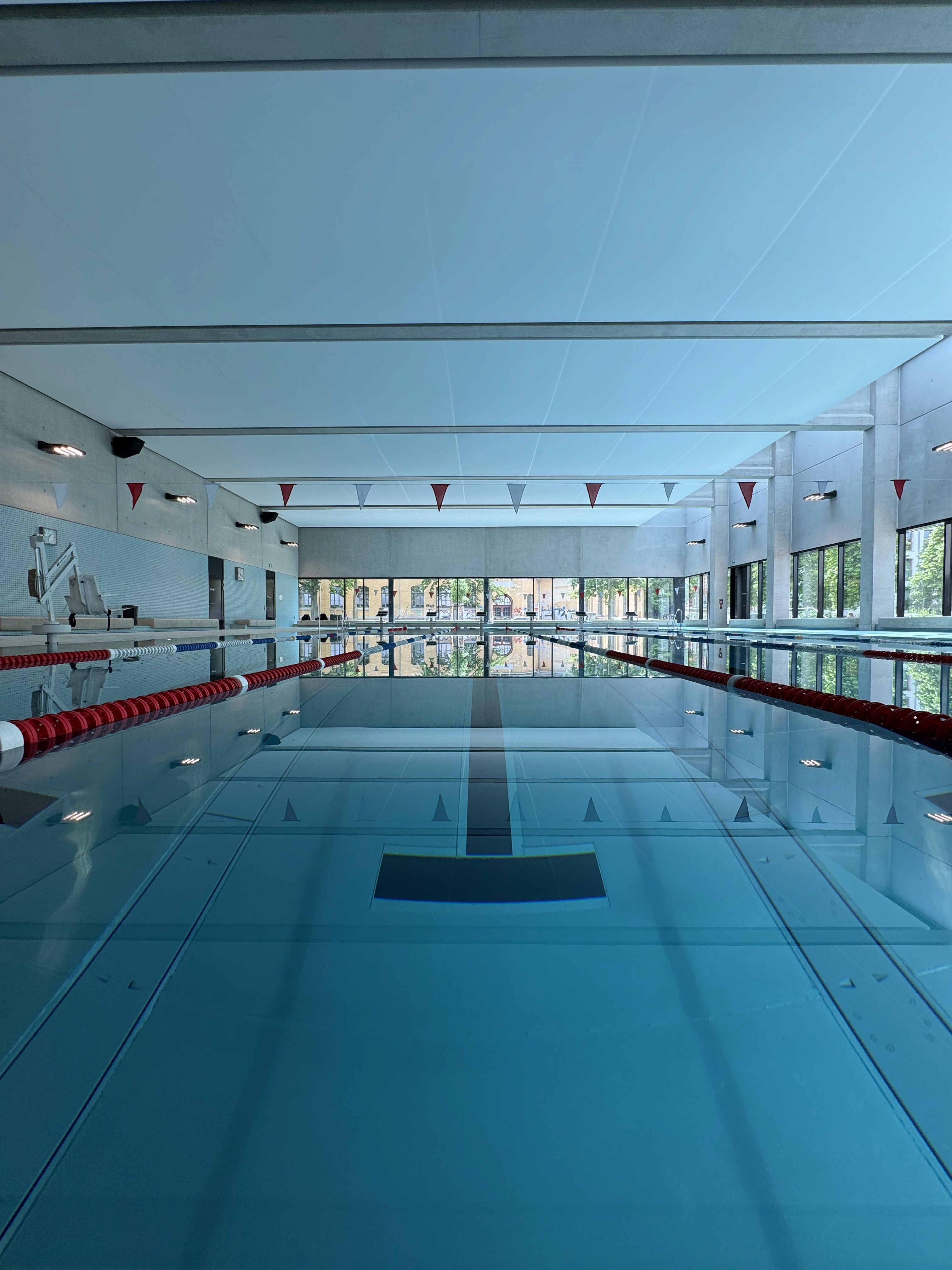 Schwimmer am Start