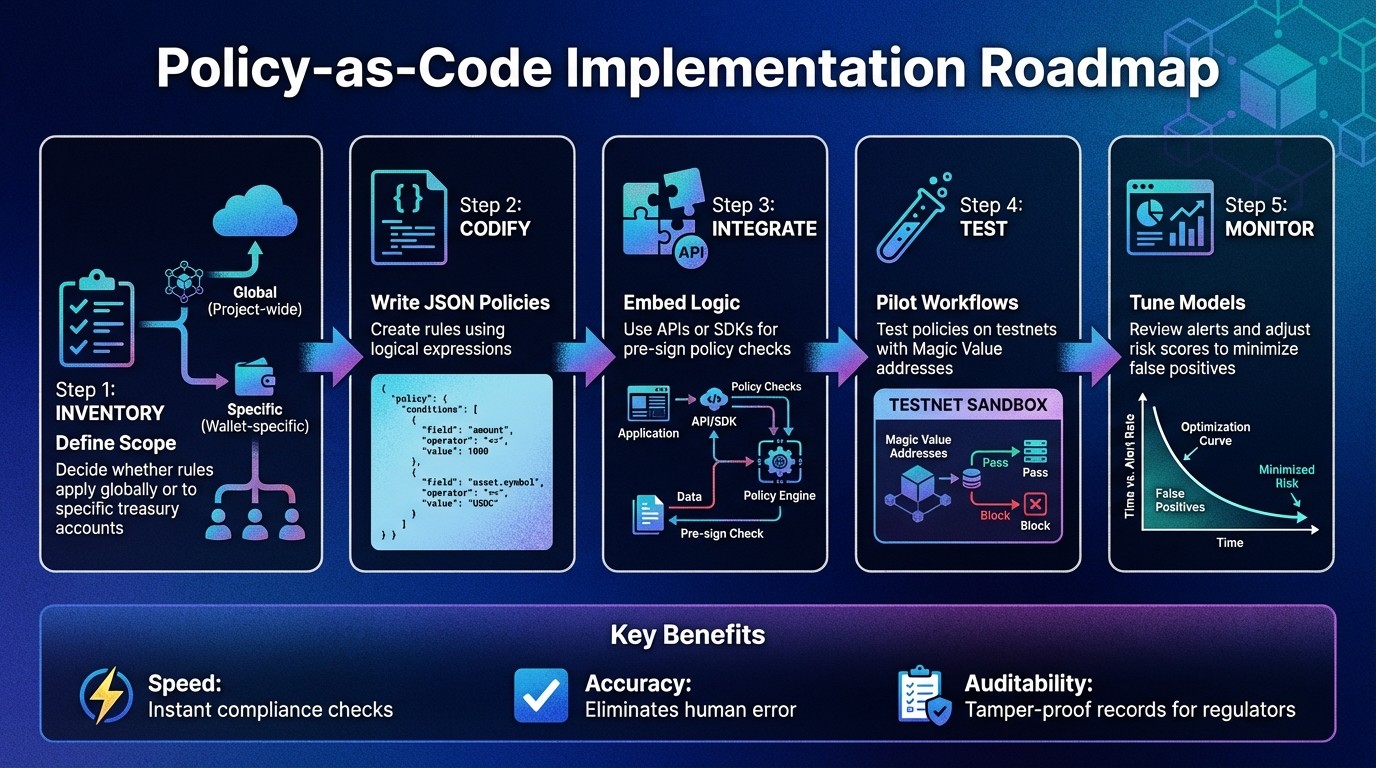 Policy-as-Code Sanctions Screening: 5-Step Implementation Roadmap for Finance Teams