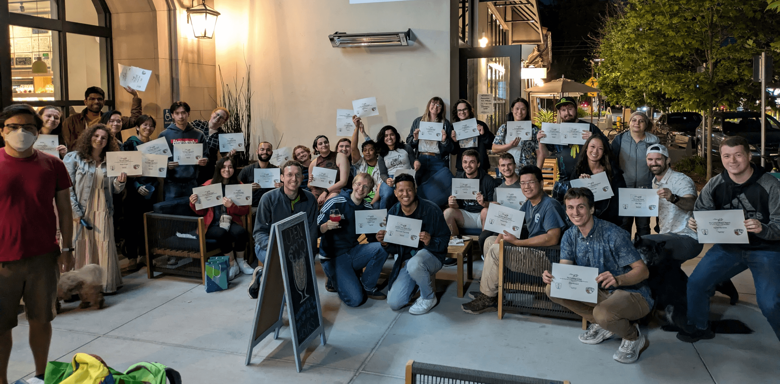 Silicon Valley Vipers at 2024 end-of-the-season ceremony 