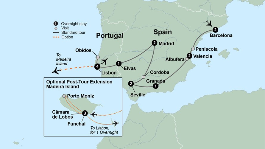 Spain's Classics & Portugal (Barcelona to Lisbon)