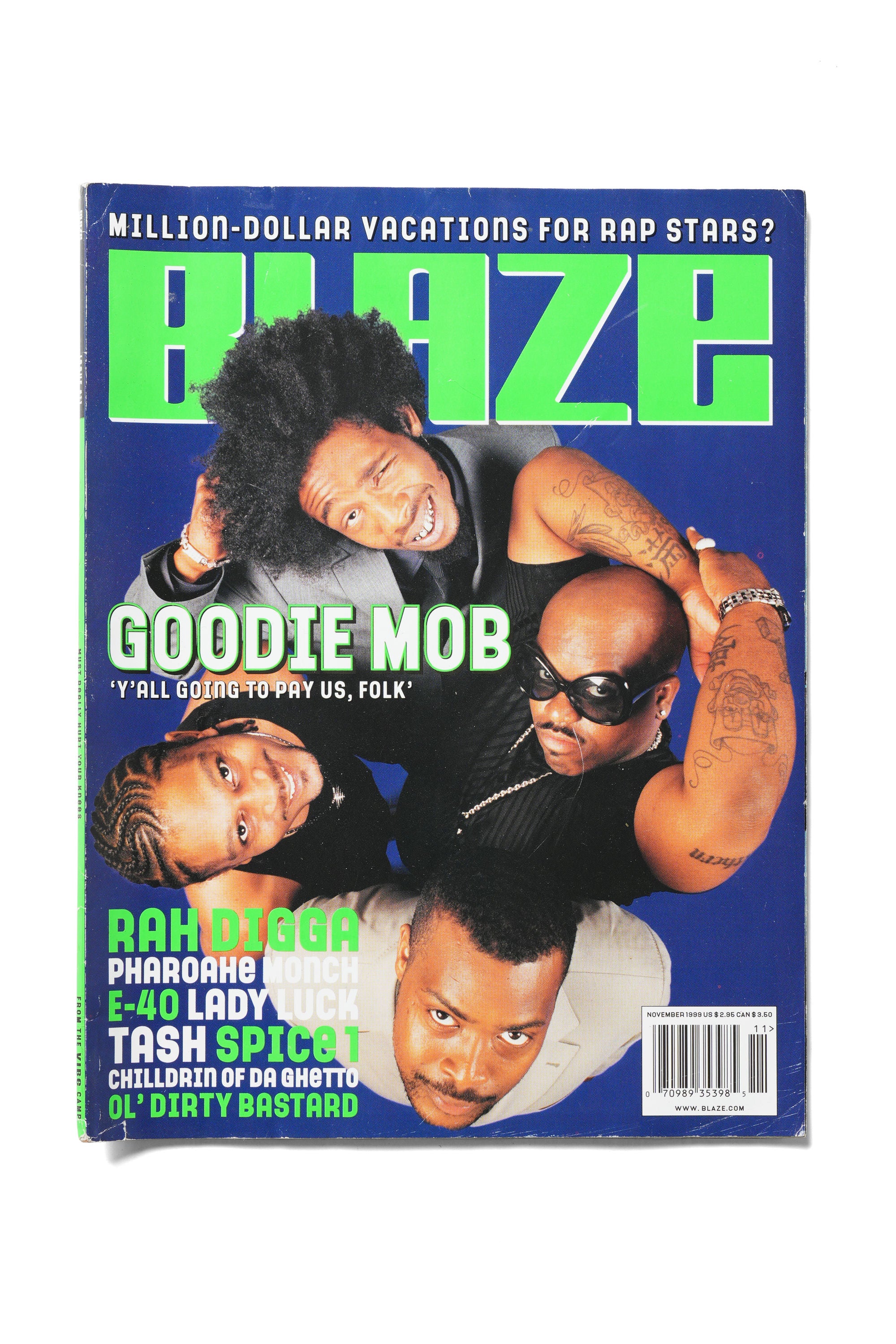Blaze - November 1999 - Front Cover
