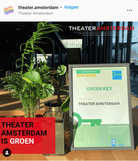 Theater Amsterdam is groen